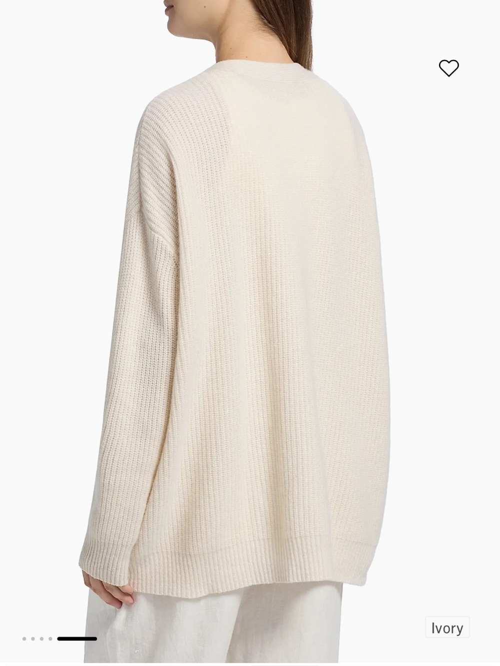 Jenni kayne cashmere cocoon sweater cardigan size small - Picture 3 of 16